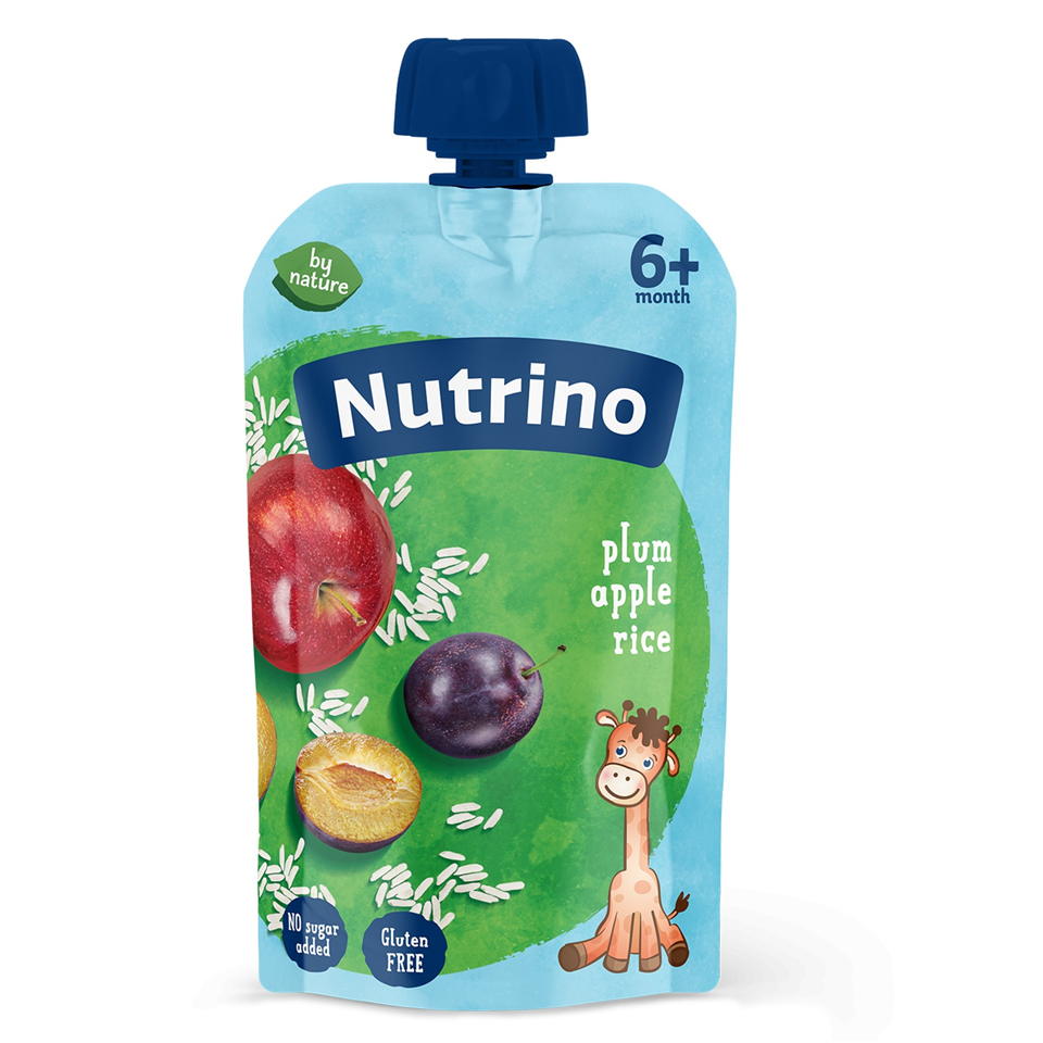 Nutrino pauc Jab,sljiva i pirinac 100g