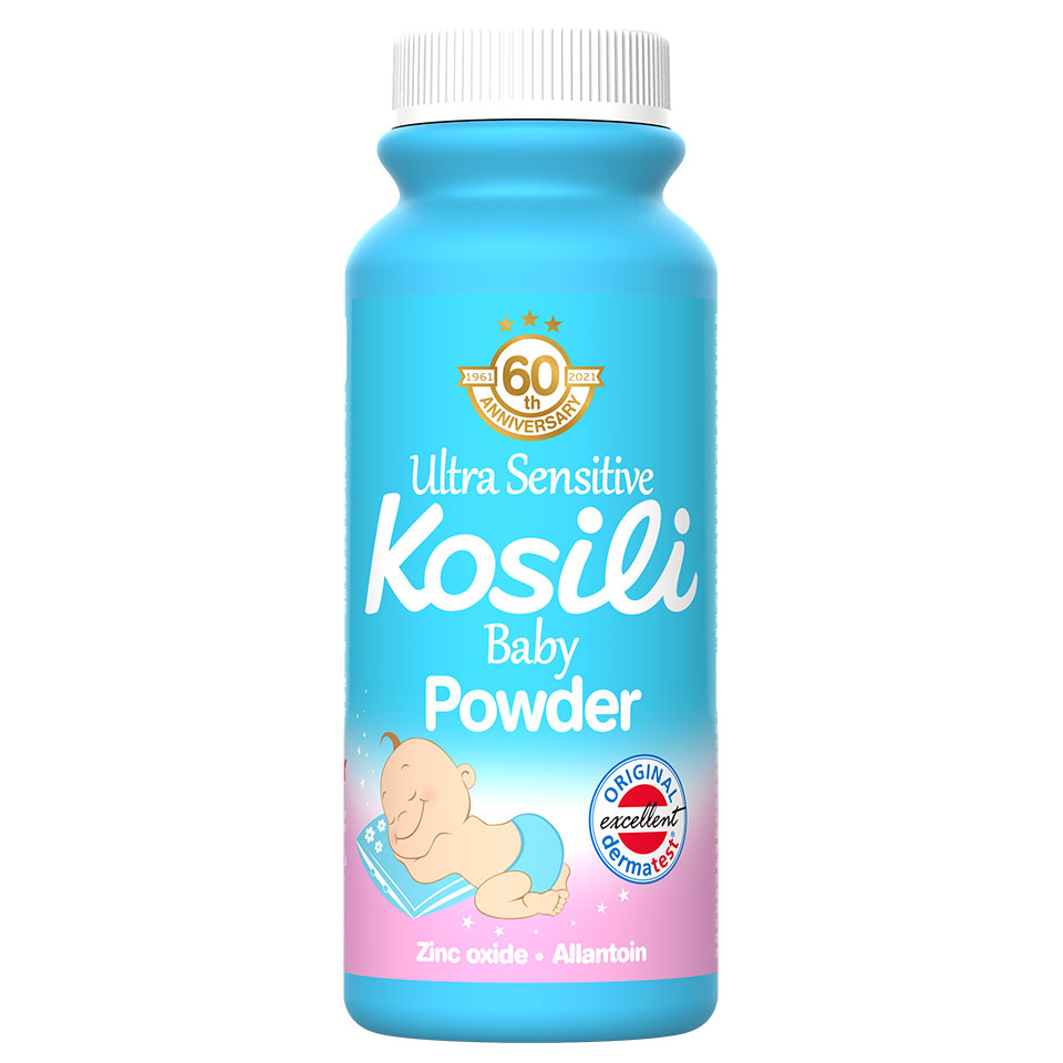 Ultra Sensitive Baby puder - plavi, 100 g