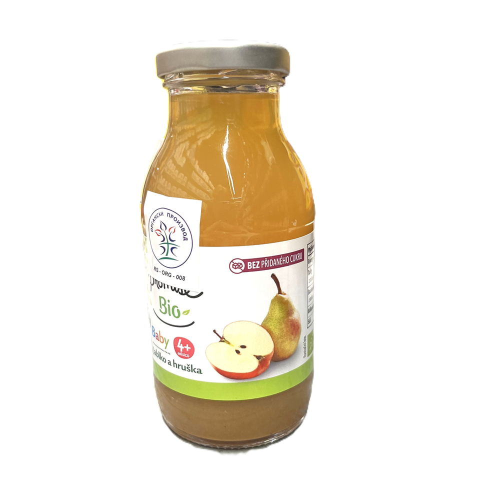 Sok za bebe jabuka i kruska NP BIO 260ml