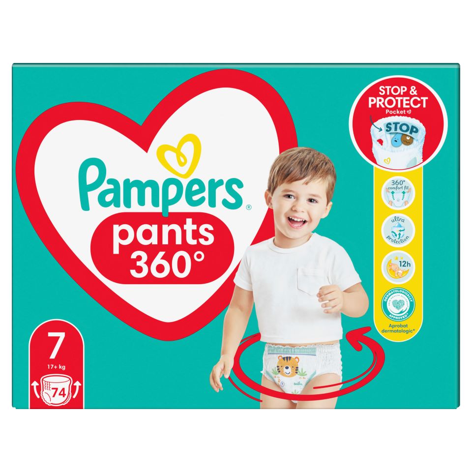 Pampers pants pelene MB 7 extra large 15kg+ 74kom