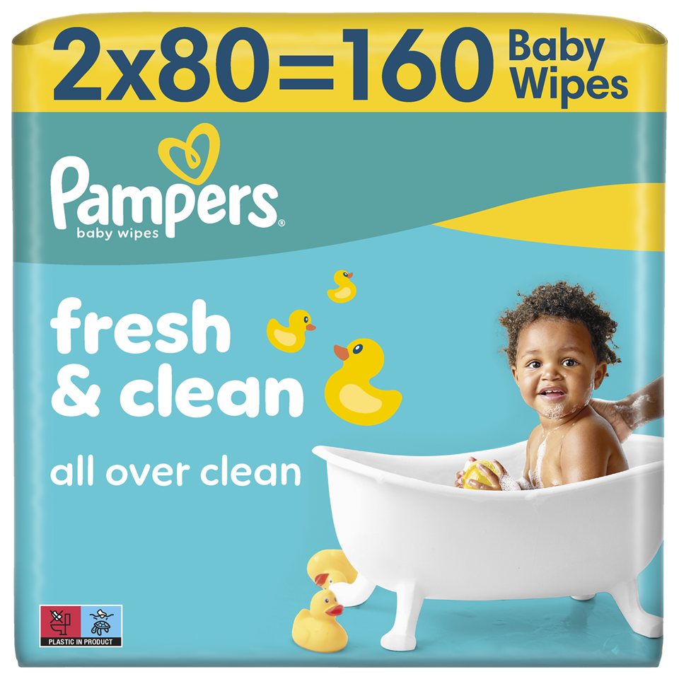 Vlazne mar.Pampers Fresh 2x80