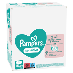 Vlazne maramice Pampers Sensitiv15x80kom