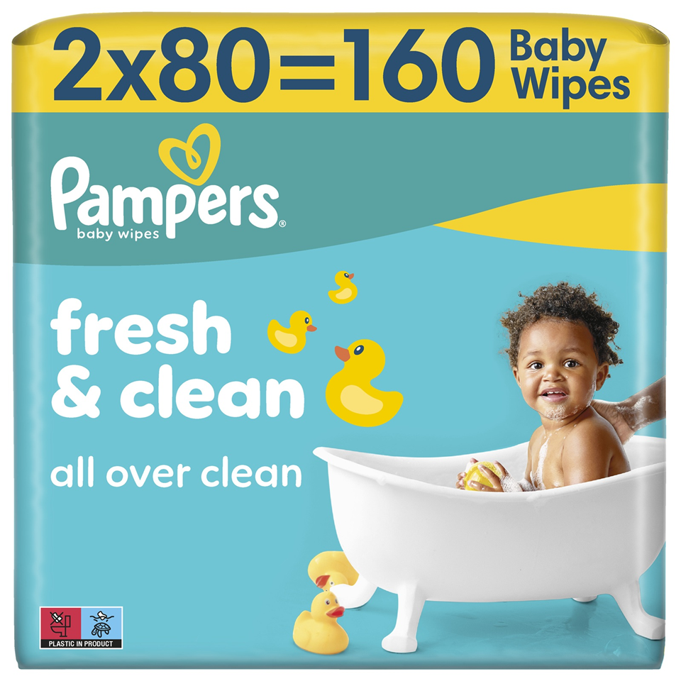 Vlazne mar.Pampers Fresh 2x80