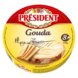 Sir topljeni Cheddar President 140g