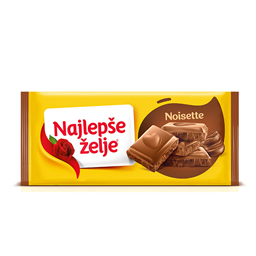 Cokolada noisette Najlepse zelje 180g